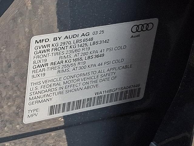 new 2025 Audi Q6 e-tron car, priced at $71,535