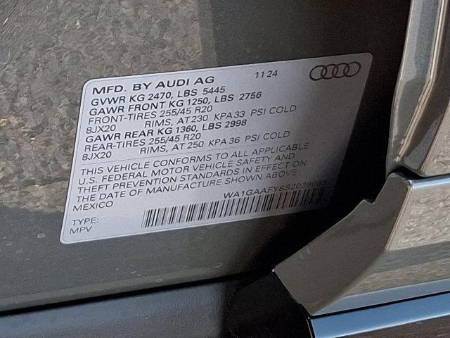 new 2025 Audi Q5 car, priced at $53,665