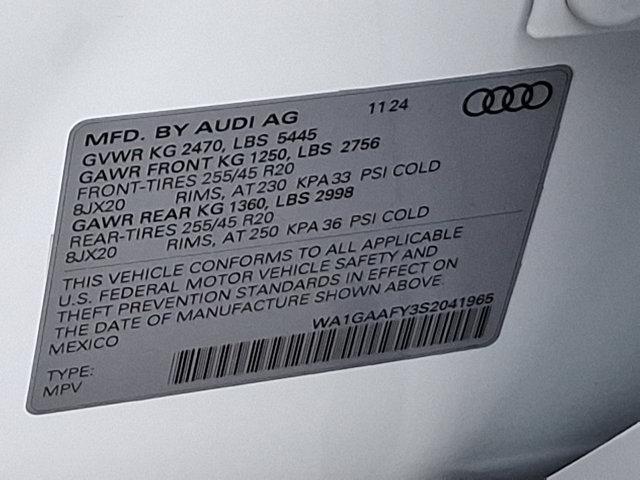 new 2025 Audi Q5 car, priced at $53,070