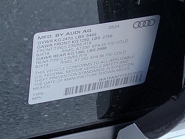 new 2025 Audi Q5 car, priced at $57,080