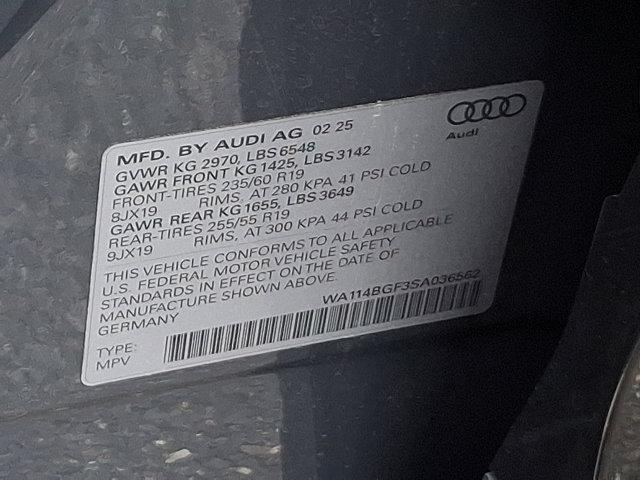 new 2025 Audi Q6 e-tron car, priced at $71,535