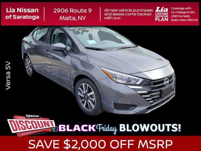 new 2025 Nissan Versa car, priced at $20,596