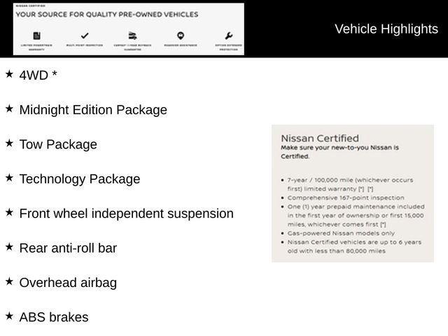 used 2023 Nissan Frontier car, priced at $34,199