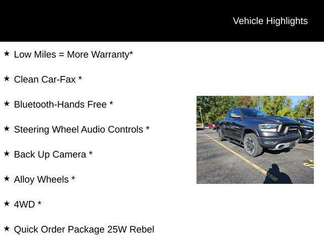 used 2019 Ram 1500 car, priced at $30,599