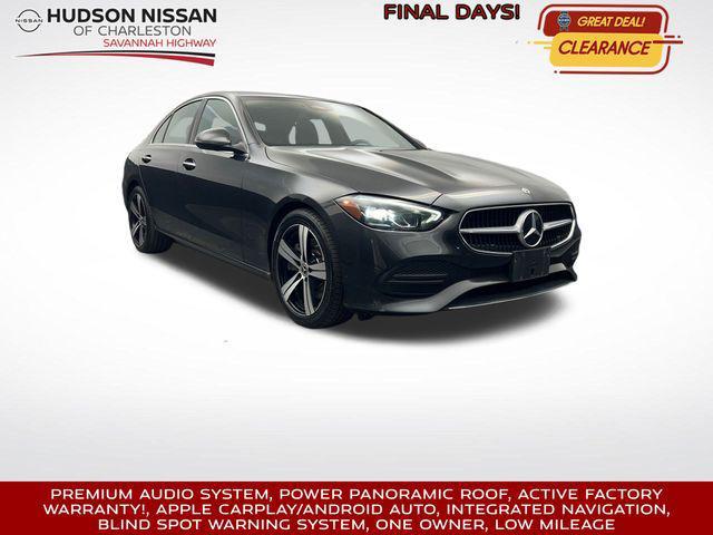 used 2023 Mercedes-Benz C-Class car, priced at $34,700