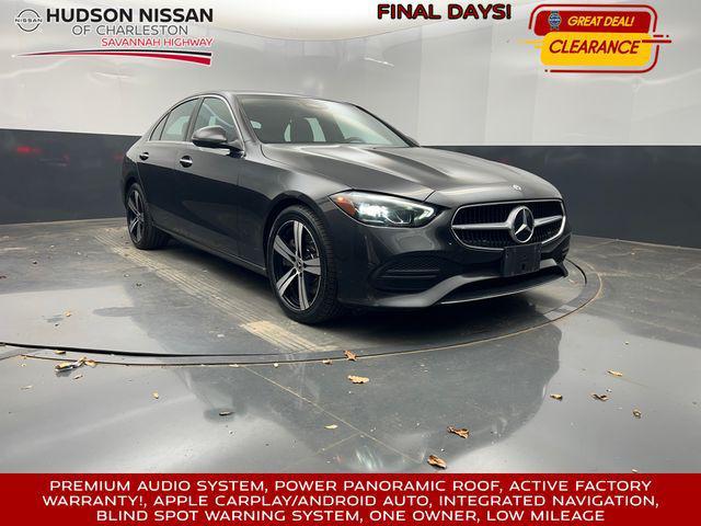 used 2023 Mercedes-Benz C-Class car, priced at $35,999