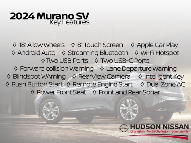 new 2024 Nissan Murano car, priced at $39,500