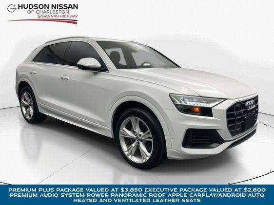 used 2021 Audi Q8 car, priced at $34,400