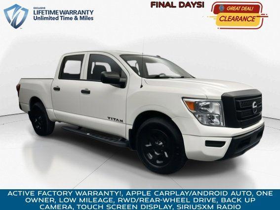 used 2021 Nissan Titan car, priced at $25,100
