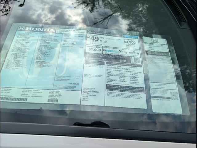 new 2026 Honda Civic Hybrid car, priced at $33,945