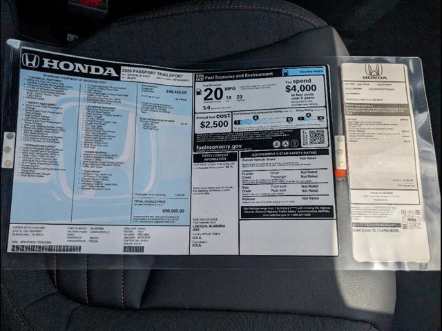 new 2026 Honda Passport car, priced at $50,205