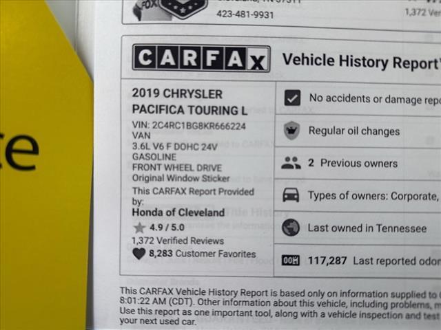 used 2019 Chrysler Pacifica car, priced at $11,990