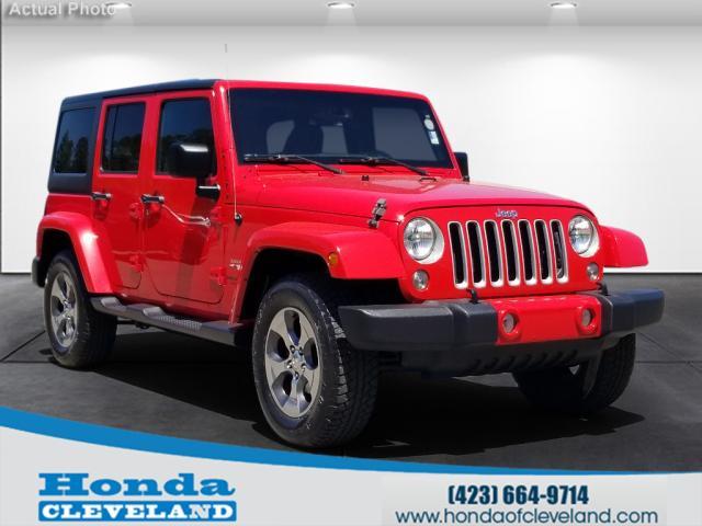 used 2017 Jeep Wrangler Unlimited car, priced at $20,993