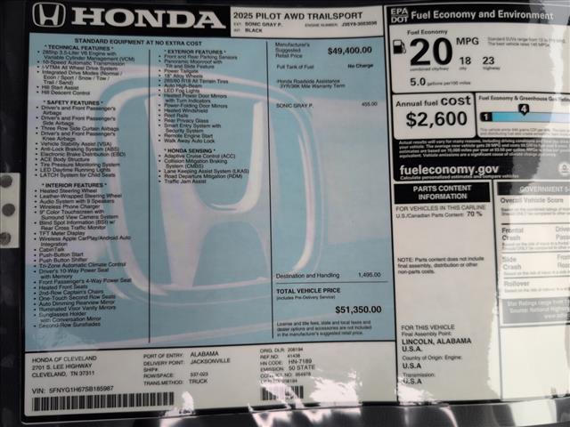 new 2025 Honda Pilot car