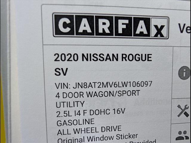 used 2020 Nissan Rogue car, priced at $22,990