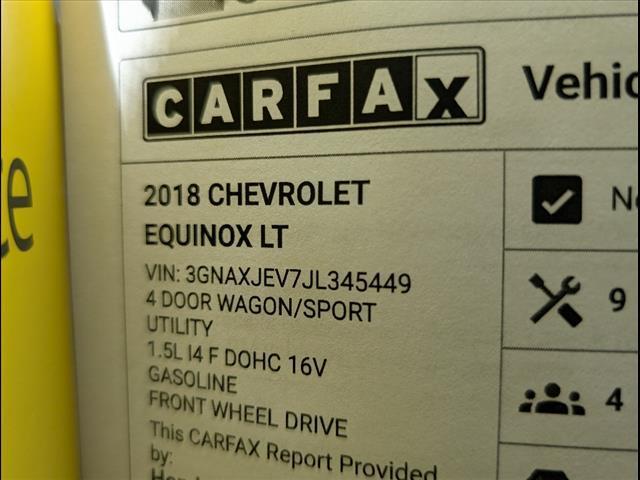used 2018 Chevrolet Equinox car, priced at $15,390