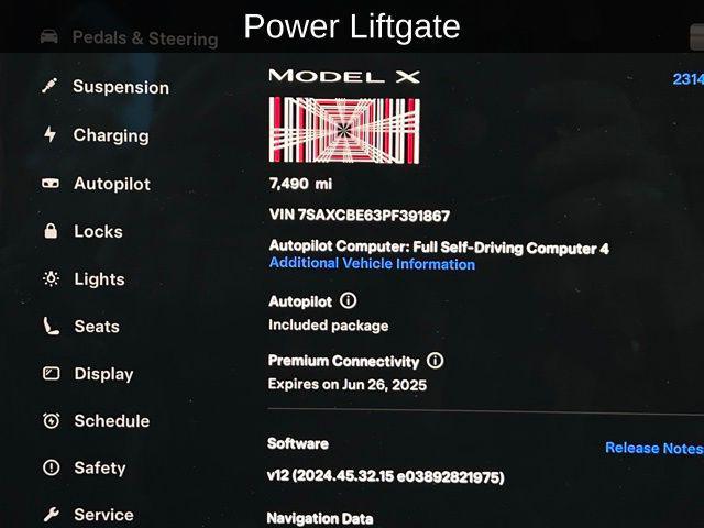 used 2023 Tesla Model X car, priced at $70,980