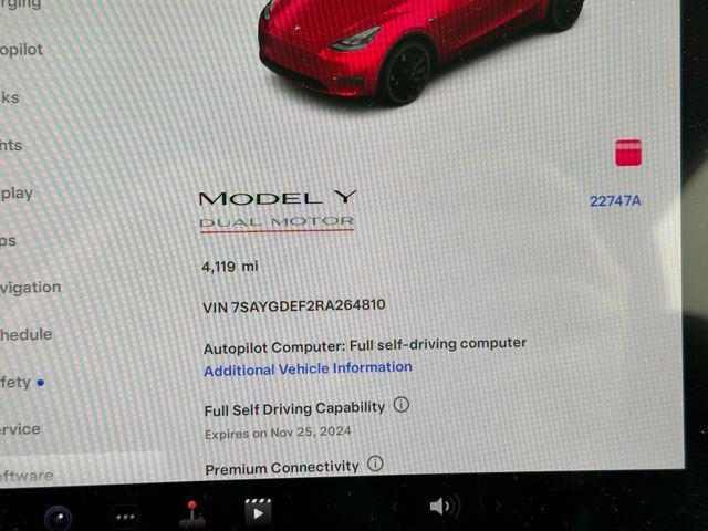 used 2024 Tesla Model Y car, priced at $40,980