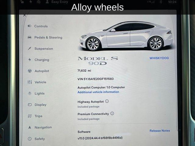 used 2016 Tesla Model S car, priced at $18,980