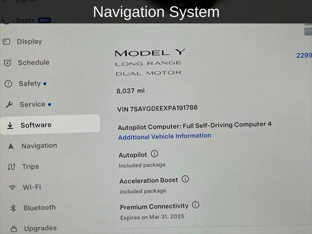 used 2023 Tesla Model Y car, priced at $30,980