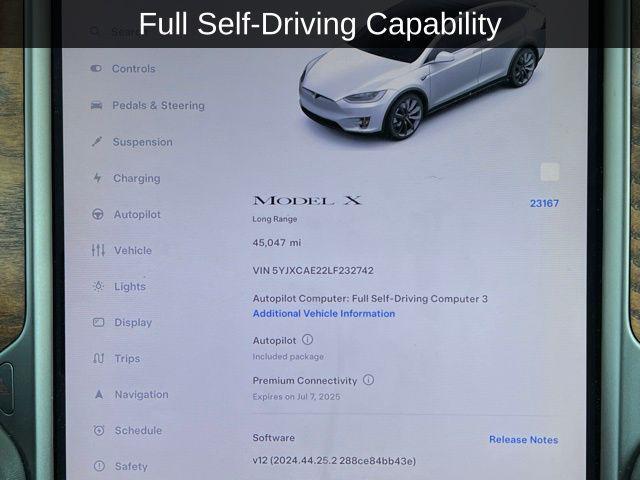 used 2020 Tesla Model X car, priced at $31,980