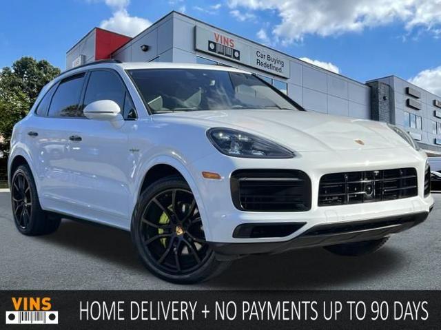 used 2021 Porsche Cayenne E-Hybrid car, priced at $53,980