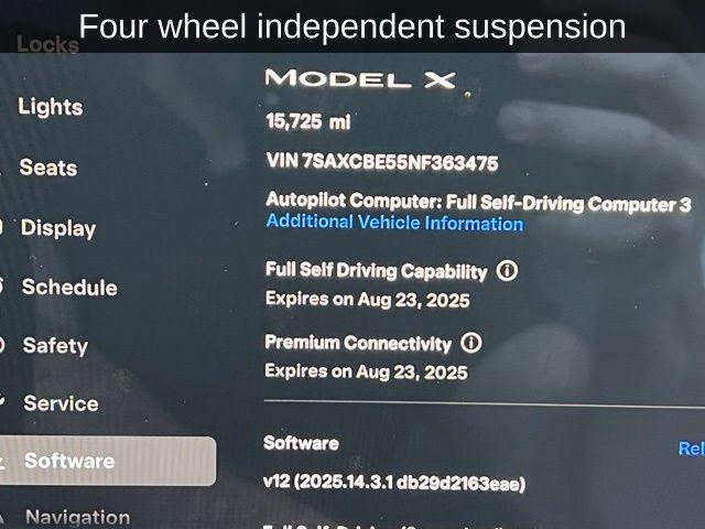 used 2022 Tesla Model X car, priced at $46,980