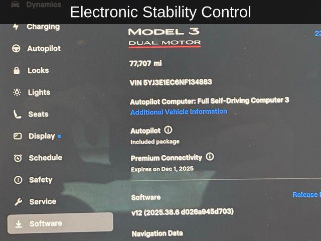 used 2022 Tesla Model 3 car, priced at $23,980