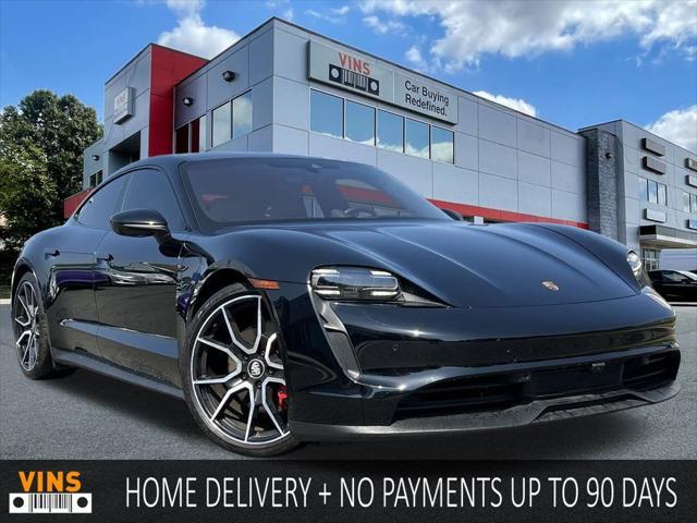 used 2022 Porsche Taycan car, priced at $67,000