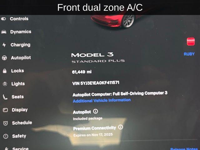 used 2019 Tesla Model 3 car, priced at $18,720