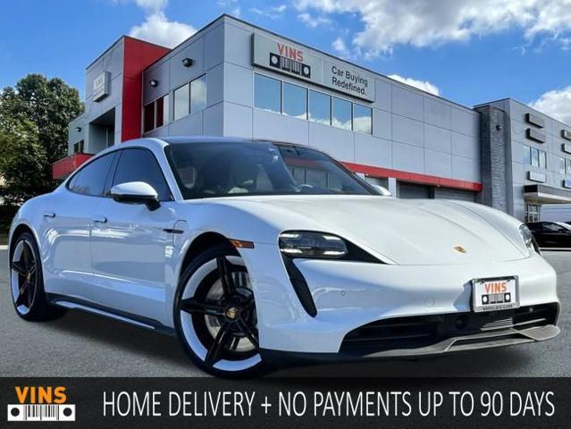 used 2021 Porsche Taycan car, priced at $62,980