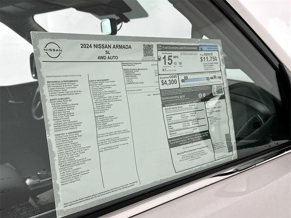 new 2024 Nissan Armada car, priced at $61,050