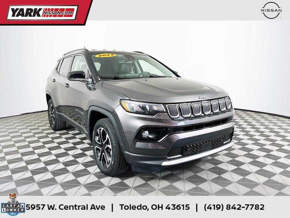 used 2022 Jeep Compass car, priced at $21,843