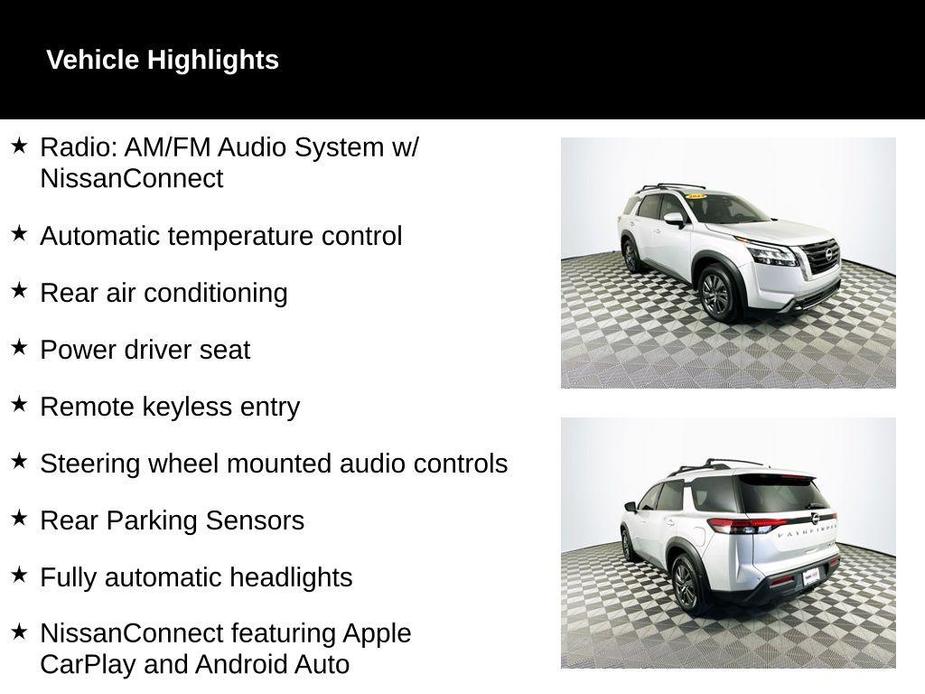 used 2022 Nissan Pathfinder car, priced at $21,500