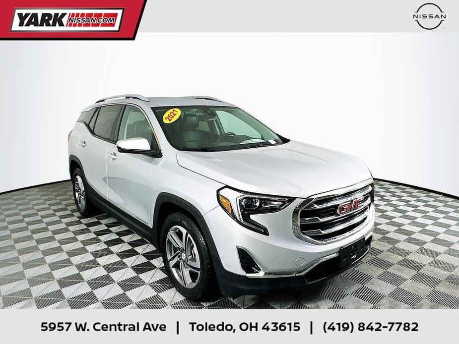 used 2021 GMC Terrain car, priced at $19,471