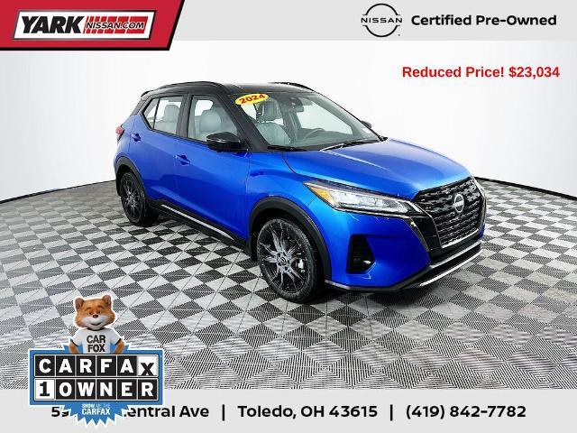 used 2024 Nissan Kicks car, priced at $23,034