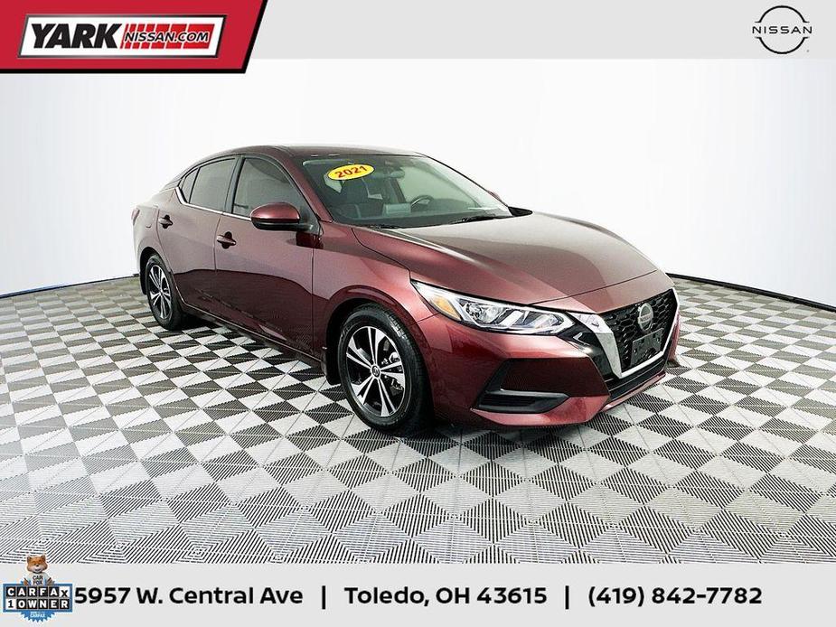 used 2021 Nissan Sentra car, priced at $16,850