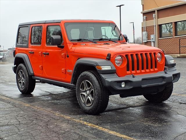 used 2018 Jeep Wrangler Unlimited car, priced at $23,652