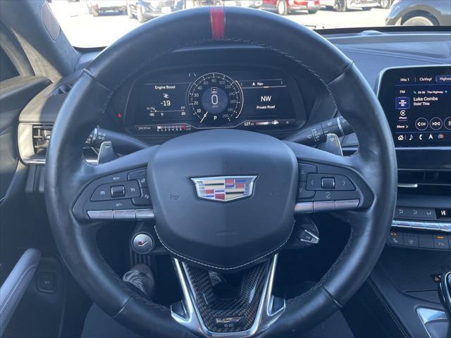 used 2022 Cadillac CT4-V car, priced at $55,999