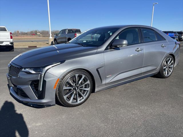 used 2022 Cadillac CT4-V car, priced at $55,999