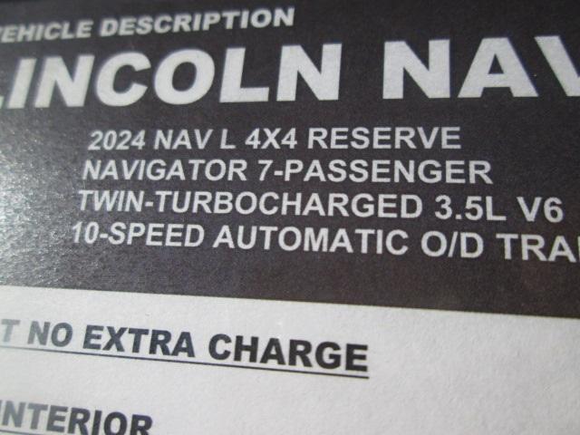 new 2024 Lincoln Navigator L car, priced at $101,730