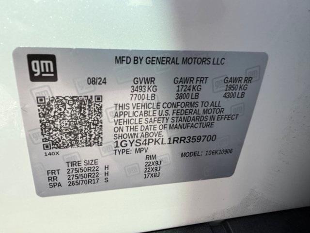 used 2024 Cadillac Escalade ESV car, priced at $94,995