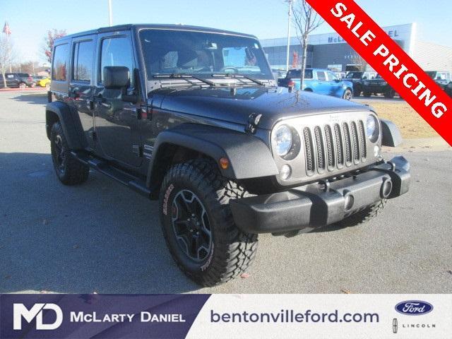 used 2017 Jeep Wrangler Unlimited car, priced at $18,495