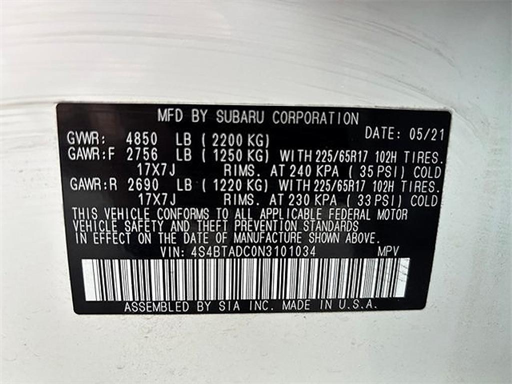 used 2022 Subaru Outback car, priced at $24,796