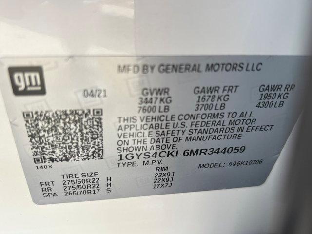 used 2021 Cadillac Escalade car, priced at $66,784