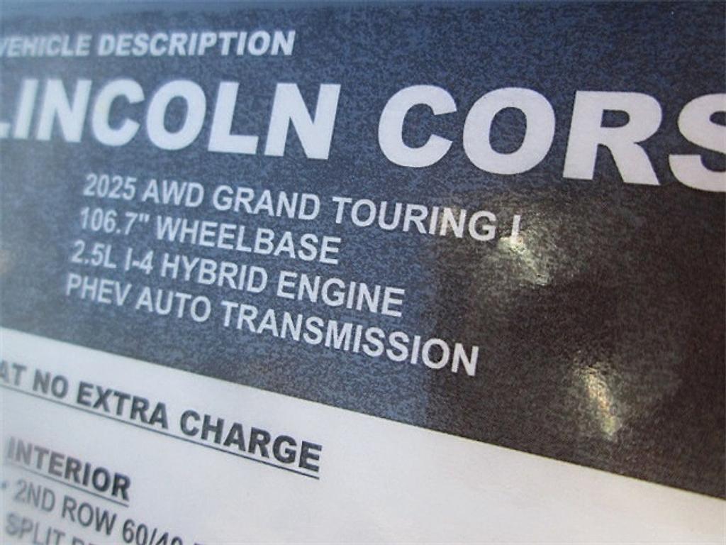 new 2025 Lincoln Corsair car, priced at $48,822