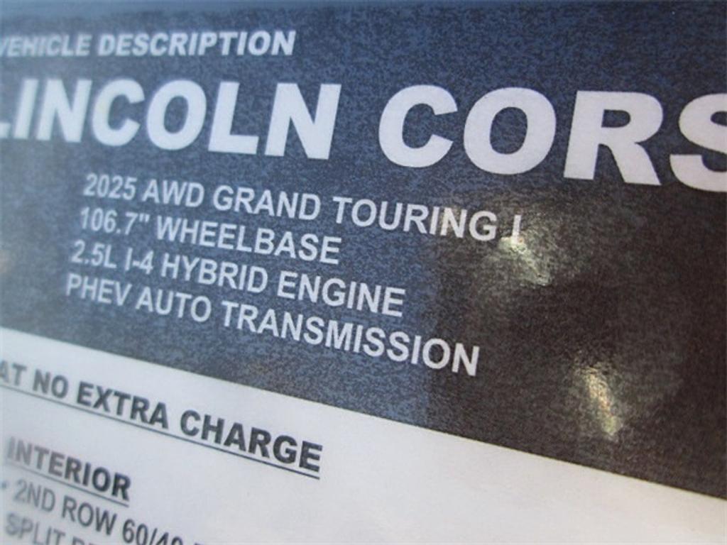 new 2025 Lincoln Corsair car, priced at $48,822