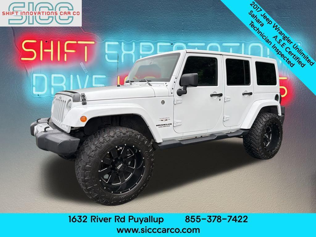 used 2017 Jeep Wrangler Unlimited car, priced at $21,918