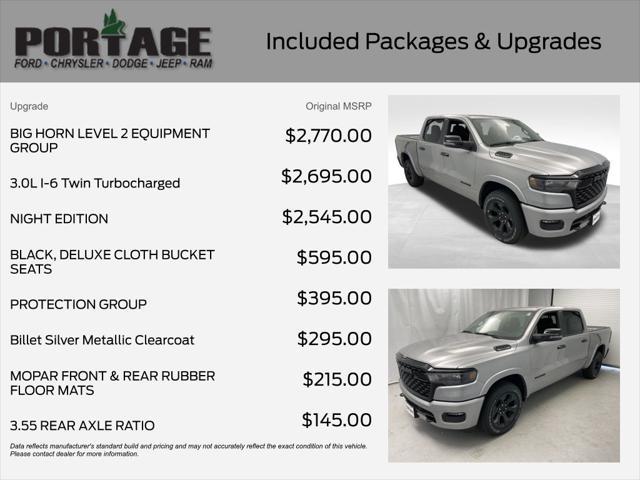 new 2025 Ram 1500 car, priced at $51,023