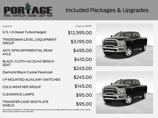 new 2025 Ram 2500 car, priced at $65,844